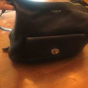 Coach Hobo type bag Purple Leather